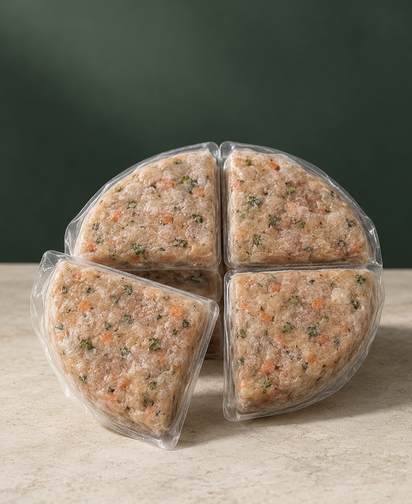 Paquete COMENSAL de 1 kg dividido en cuatro porciones separables de 250 g